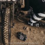1340 GUANTI IN PELLE NERA HOLD FAST TATTOO - dettaglio cuciture - Holdfast