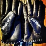 1340 GUANTI IN PELLE NERA HOLD FAST TATTOO - palmo - Holdfast