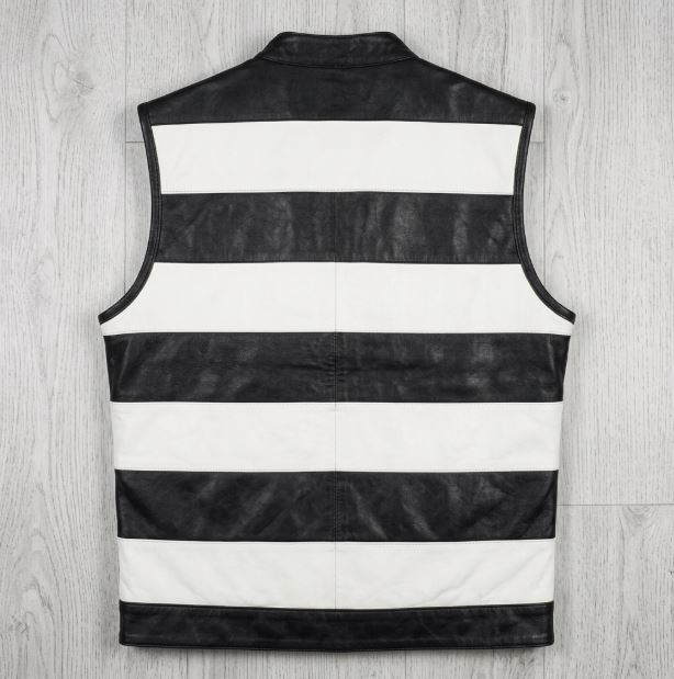 Harley-style motorcycle leather vest