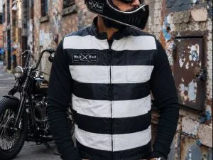 Gilet Cuir Prisonnier HOLD FAST
