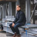 1942 Deck Zip Jacket donkerblauw