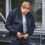 1942 Deck Zip Jacket donkerblauw