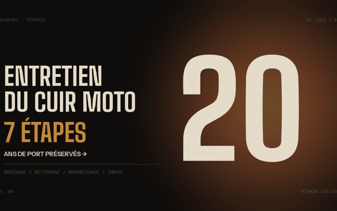 Entretenir son Cuir de Moto : 7 Étapes pour le Faire Durer 20 Ans