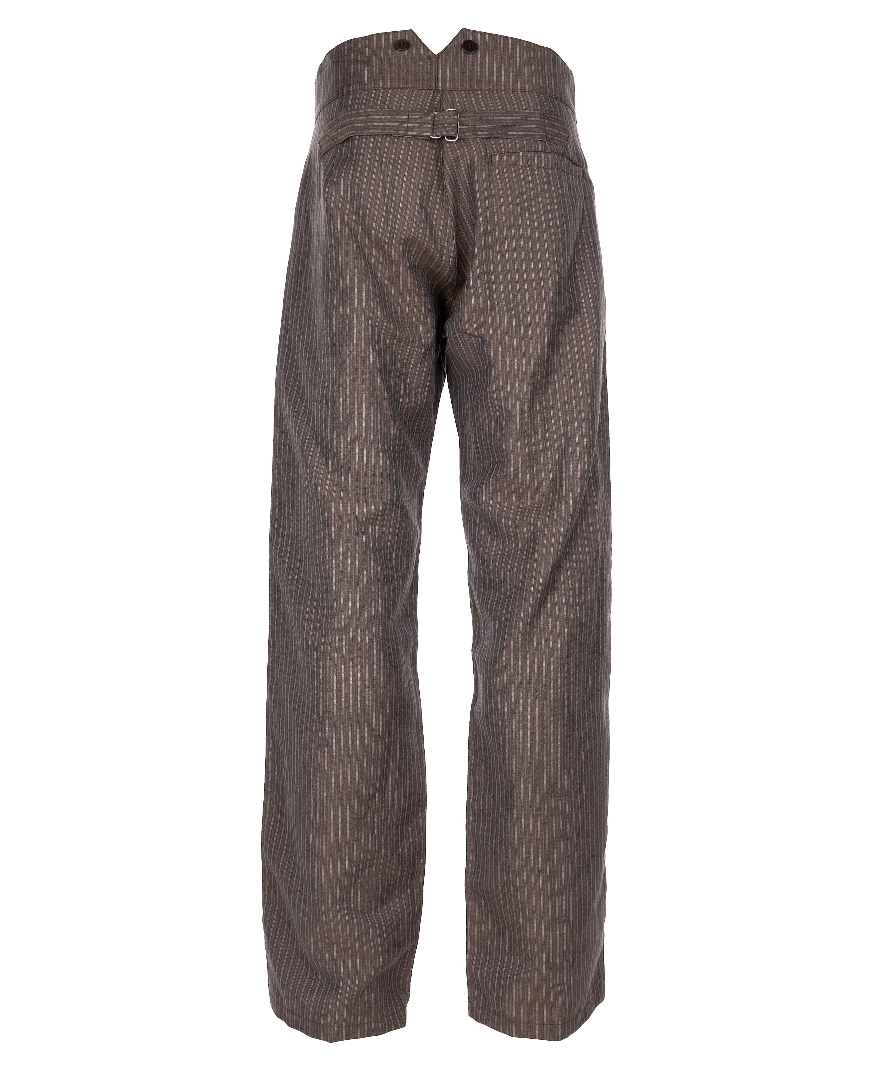 Pike Brothers 1905 Hauler Pants Alameda vintage workwear cut - size guide for very high-waisted trousers