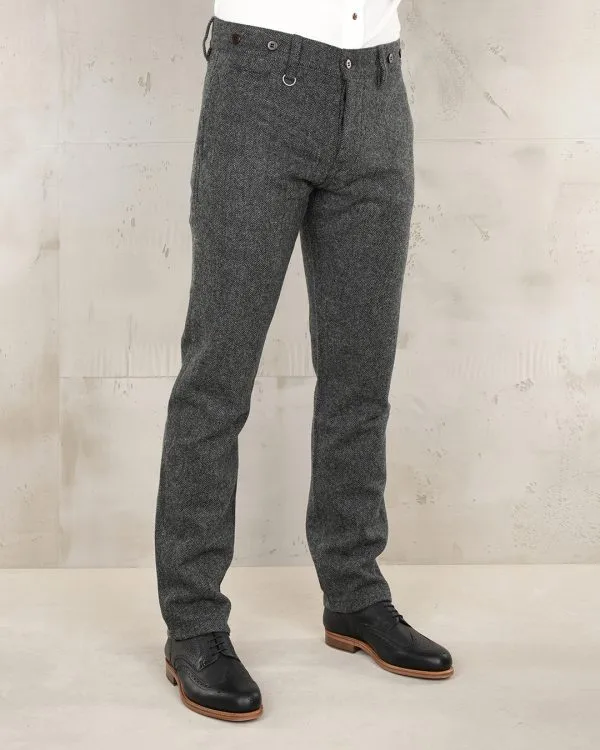 Rechte herenbroek - 1923 Buccanoy Pant Dundee Grey Pike Brothers