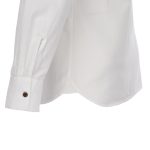 Camisa Pike Brothers 1923 Buccanoy de chambray blanco - detalle del material de la tela - ropa de trabajo vintage Holdfast
