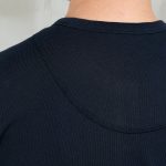 Pike Brothers 1927 Henley Shirt Long Sleeve Mojave Blue - detail manches - vintage workwear Holdfast