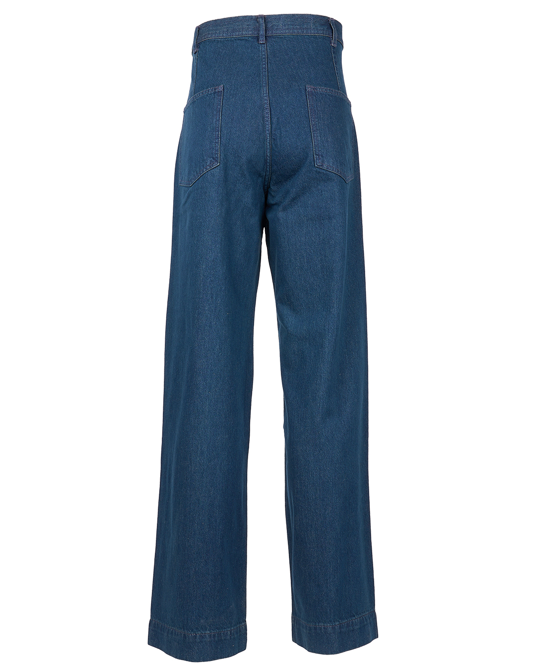 Pike Brothers 1940 USN Dungarees 10oz Indigo overalls detail - size guide
