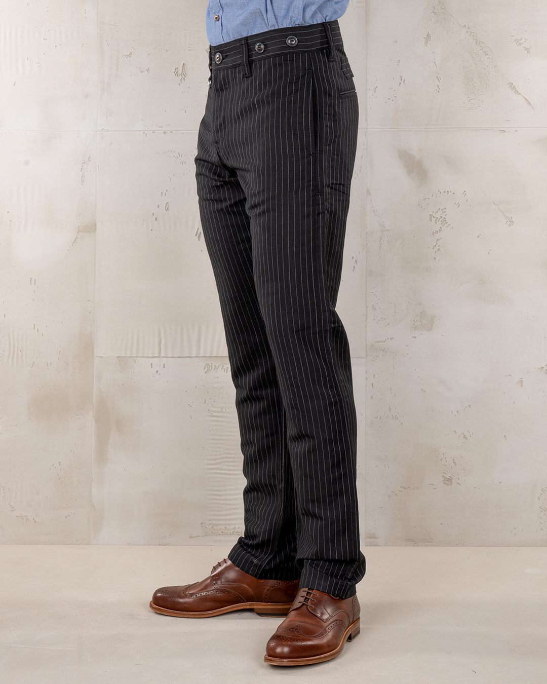1947 Harvester Trousers Chicago Black Pike Brothers pantalon vue de dos