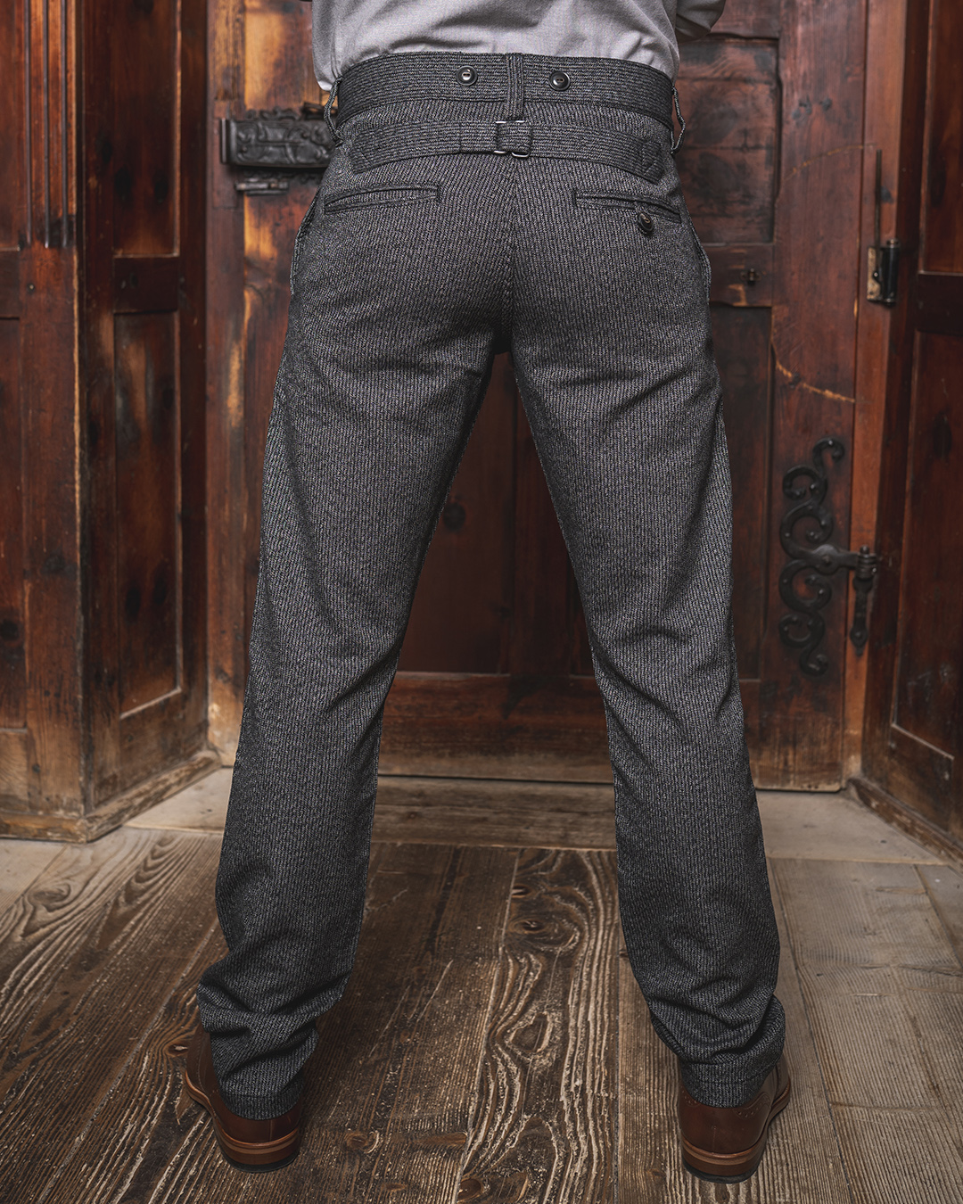 1947 Harvester Trousers French Asphalt Pike Brothers vue detail