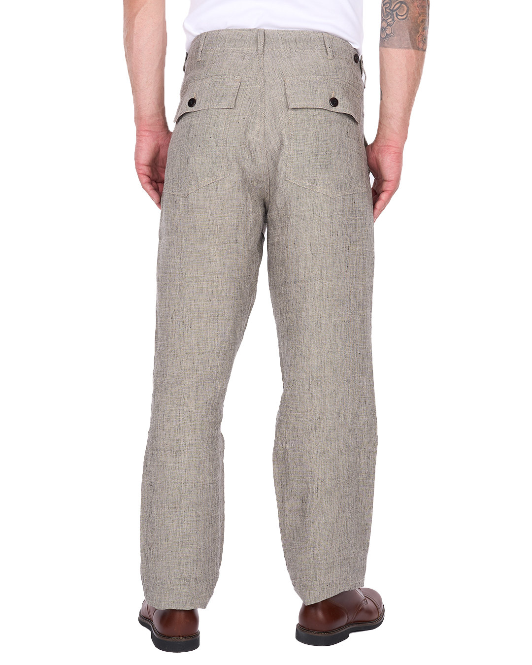 1962 OG-107 Pant Sherkin Grey Pike Brothers vue detail