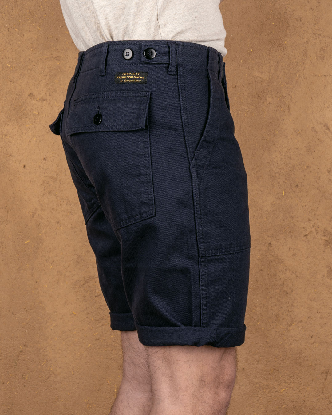 1962 OG-107 Short Navy Pike Brothers vue detail