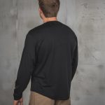 Pike Brothers 1963 Roadie Shirt Long Sleeve Texas Black - detail col et boutonnage - vintage workwear Holdfast