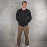 Pike Brothers 1963 Roadie Shirt Long Sleeve Texas Black - detail manches - vintage workwear Holdfast