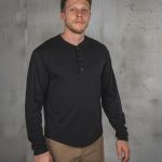 Pike Brothers 1963 Roadie Shirt Long Sleeve Texas Black - vue de dos - vintage workwear Holdfast