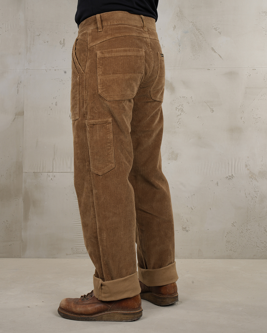 1967 Utility Trousers Light Brass Cord Pike Brothers vue detail