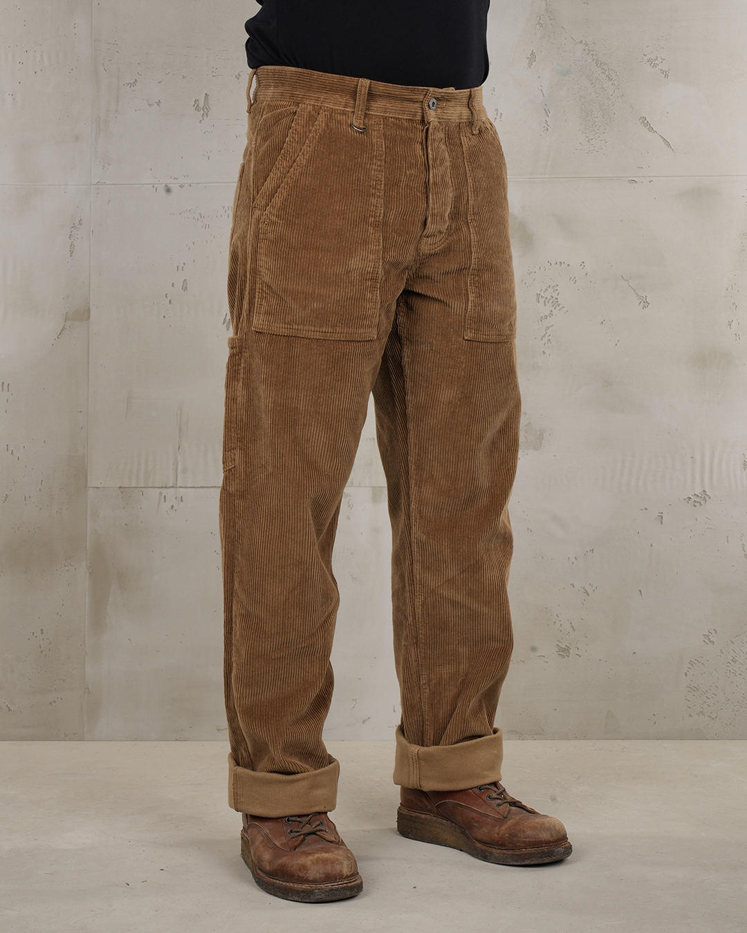 1967 Utility Trousers Light Brass Cord Pike Brothers vue dos