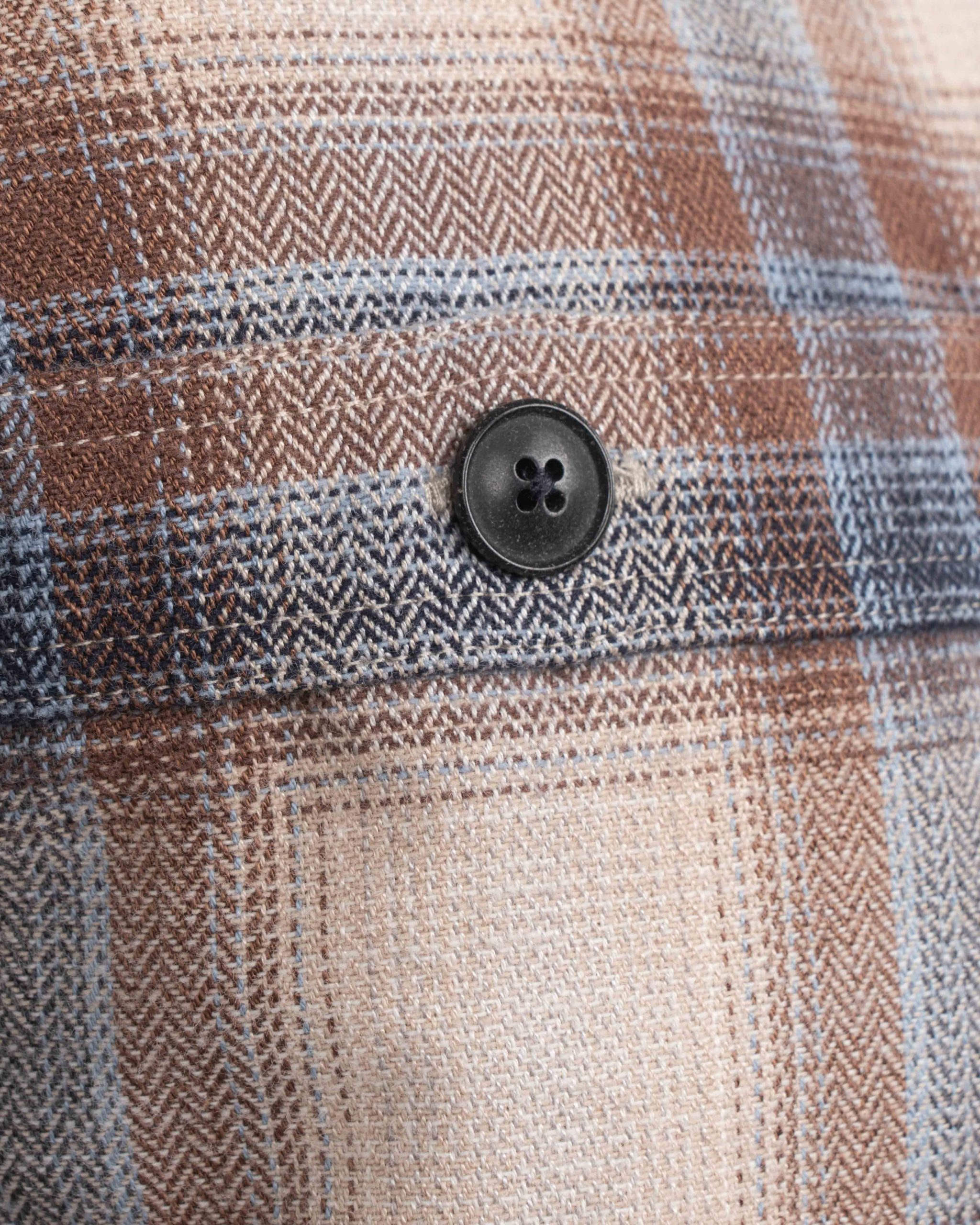 Pike Brothers 1937 Roamer Shirt Stirling Brown - du00e9tail boutons