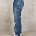 Pike Brothers 1967 Utility Trousers Blue Wabash Rinsed - details op de zakken