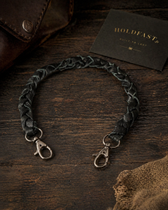 Leather wallet strap - biker - motorcycle - custom - holdfast