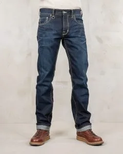 Pike Brothers 1958 Roamer Pant 15oz Indigo 104 Rinse - vue face