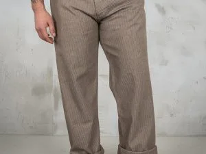 Pike Brothers 1905 Hauler Pant HBT Bruin - vooraanzicht
