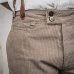 Pike Brothers 1905 Hauler Pant HBT Brown - portu00e9e dos