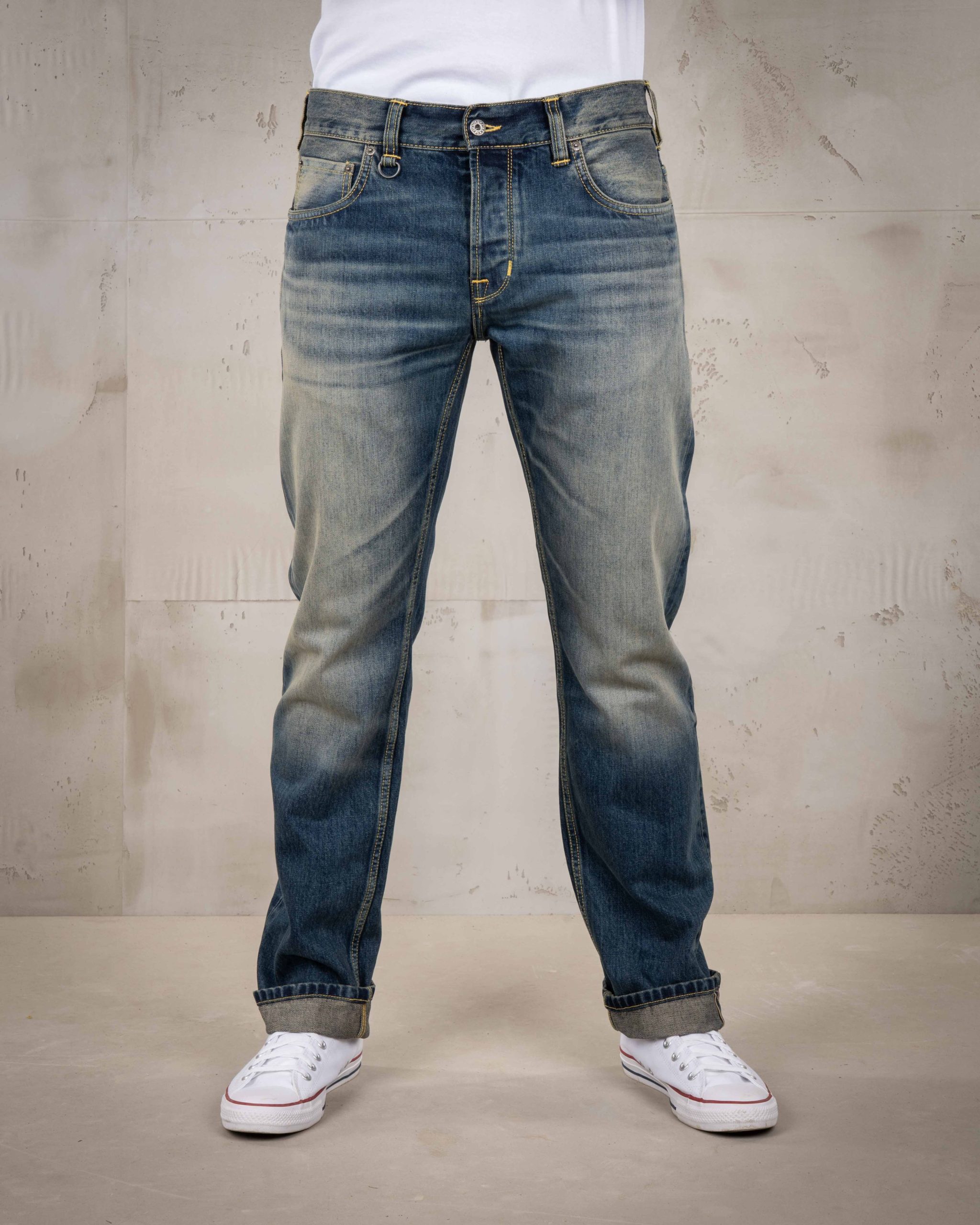 Pike Brothers 1958 Roamer Pant 15oz Indigo 106 Rinse - vue face