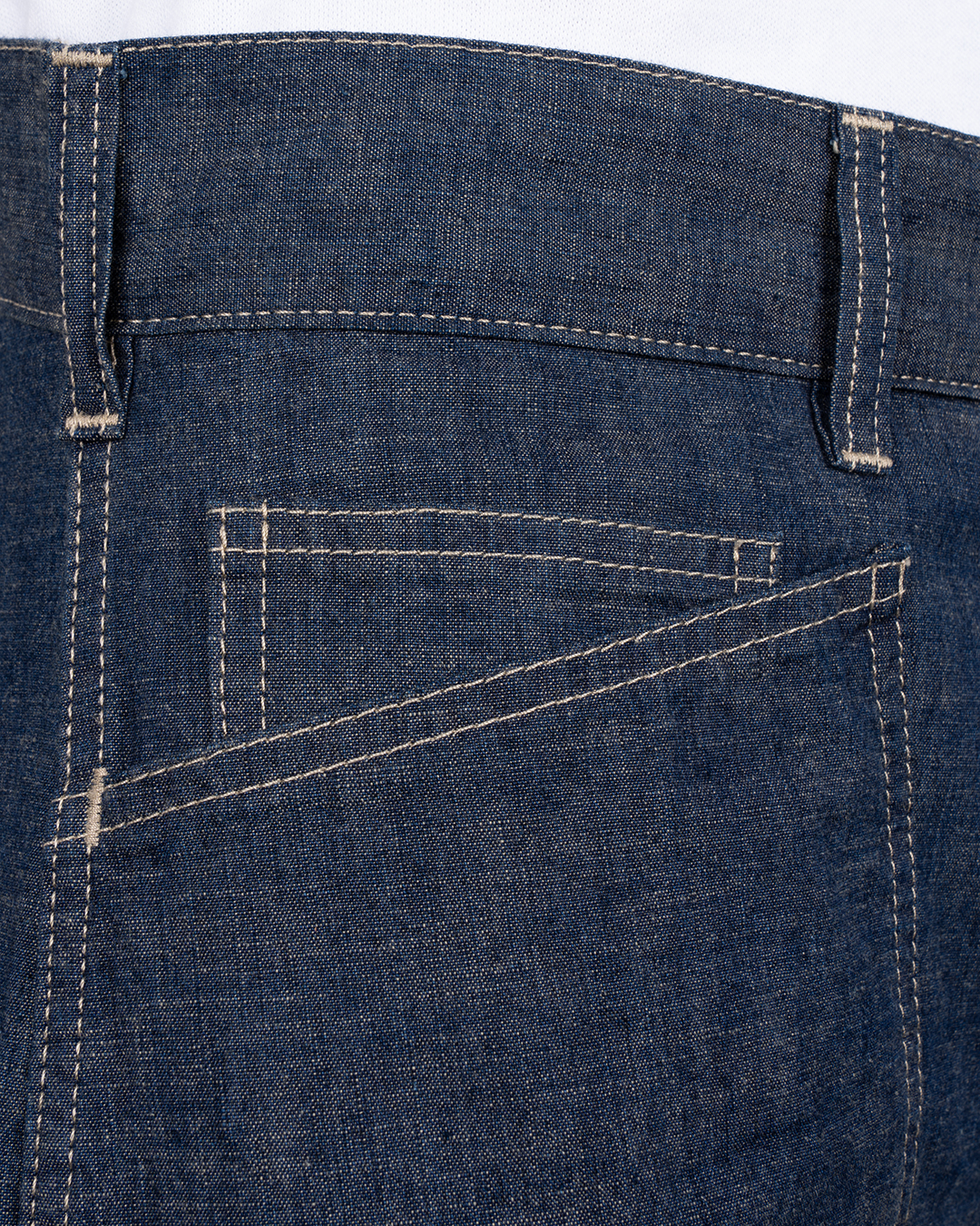 Pike Brothers 1940 Army Denim Trousers Indigo - worn