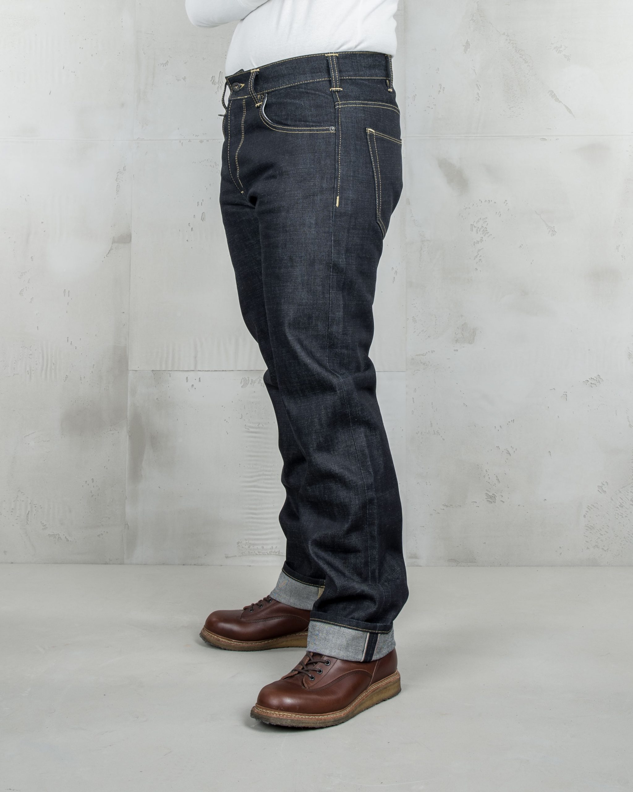 Pike Brothers 1947 Roamer Pant 15oz Indigo - detail selvedge
