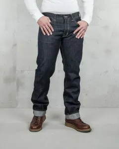 Pike Brothers 1947 Roamer Hose, 15oz Indigo - Vorderansicht