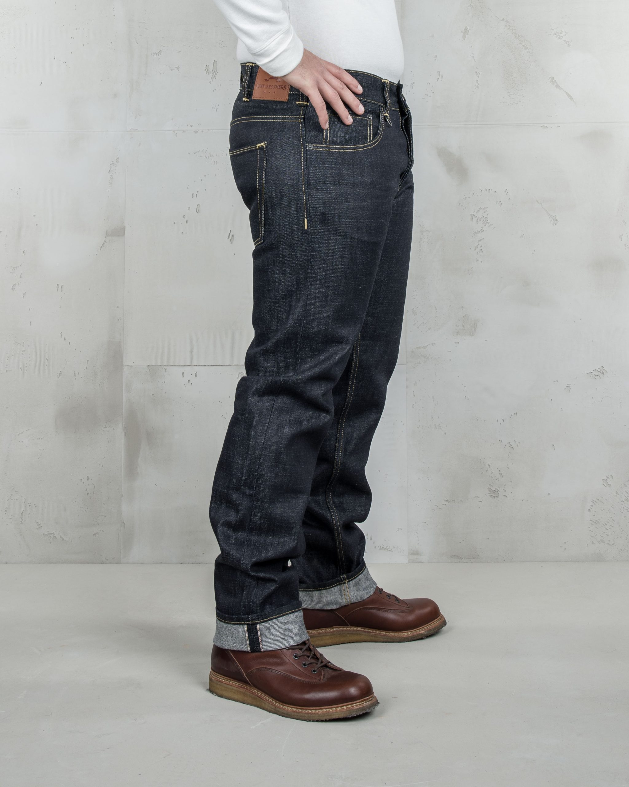 Pike Brothers 1947 Roamer Pant 15oz Indigo - vue detail