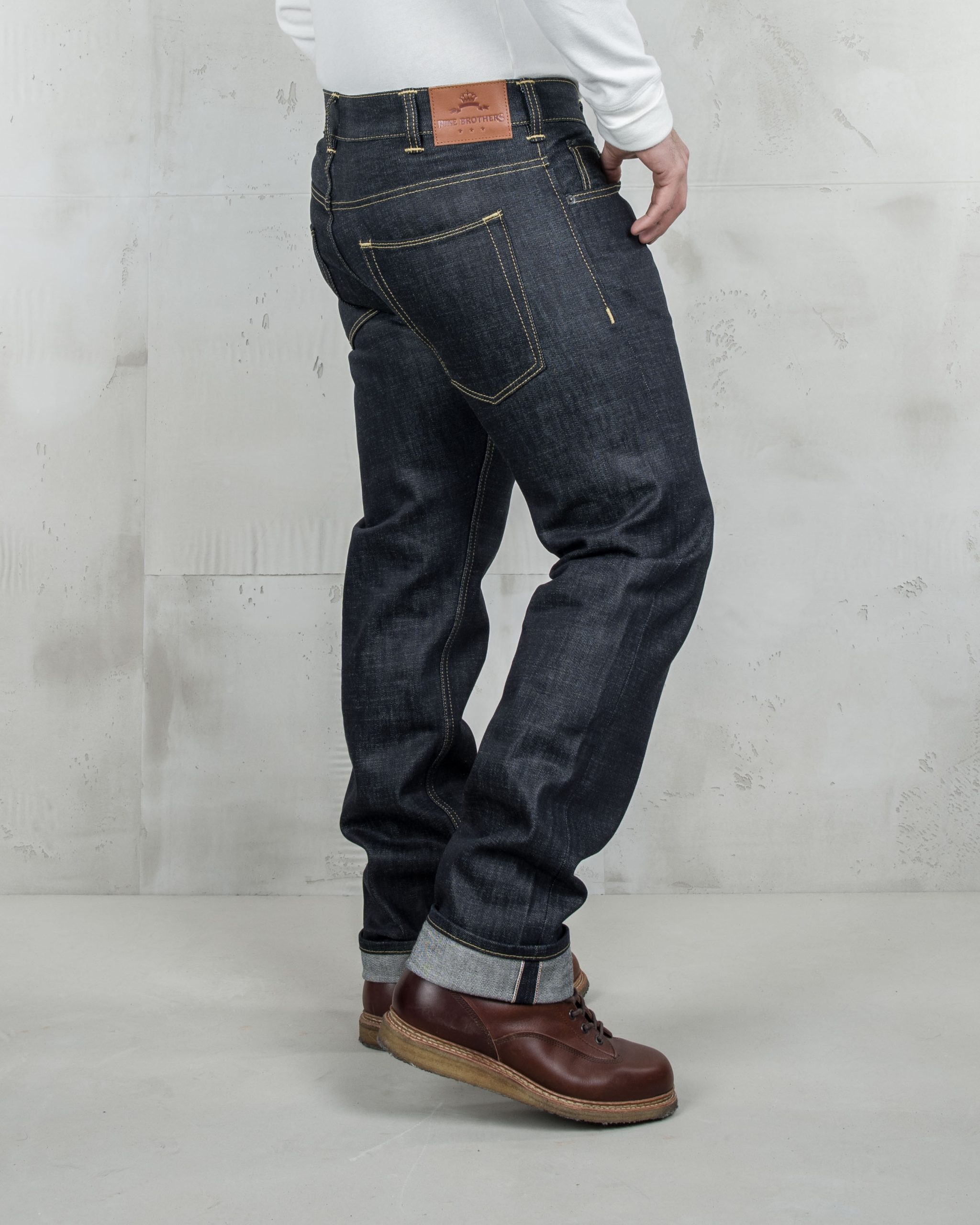 Pike Brothers 1947 Roamer Pant 15oz Indigo - porte face