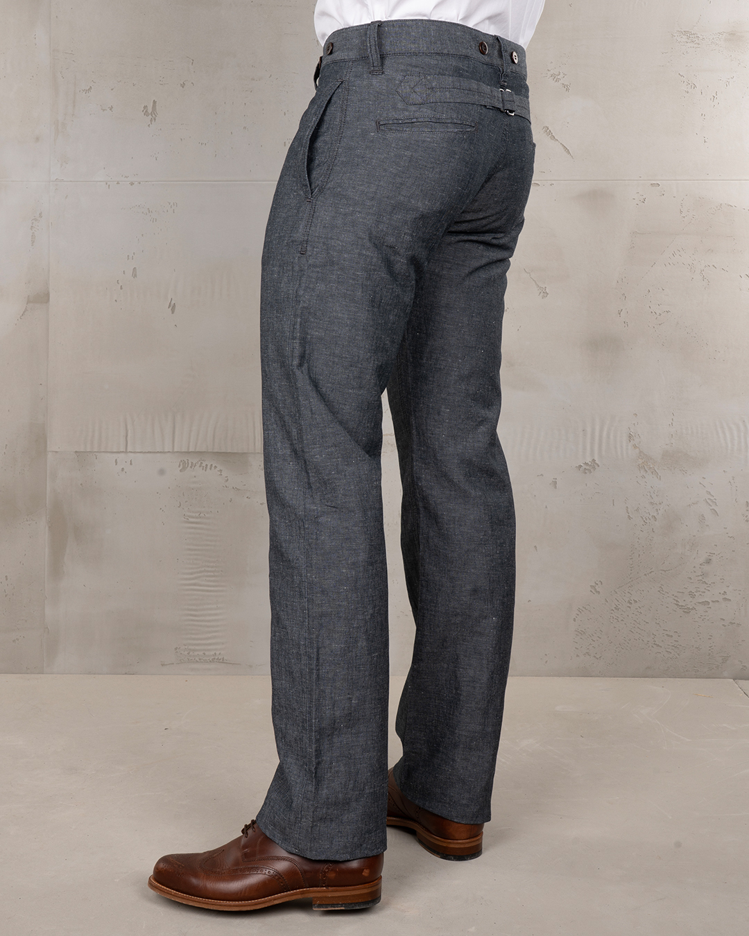 Pike Brothers 1942 Hunting Pant Smoke Grey - vue dos