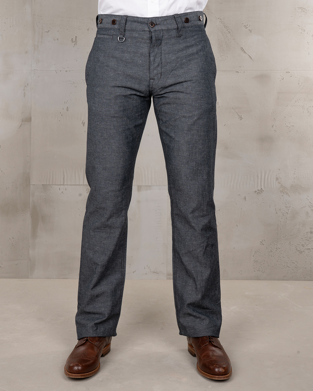 Pike Brothers 1942 Hunting Pant Smoke Grey - vue cote