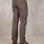 Pantalón Pike Brothers Buccanoy 1923, color marrón Alameda - vista trasera