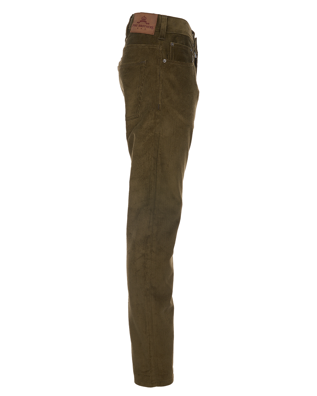 Pike Brothers 1958 Roamer Pant Olive Cord - vue cote
