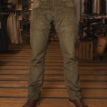 Pike Brothers 1958 Roamer Pant Olive Cord - detail