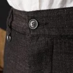 Pike Brothers Harvester-broek uit 1947 van Owen Brown - detail