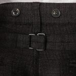 Pike Brothers Harvester-broek uit 1947, gedragen door Owen Brown.
