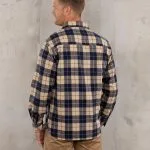 Pike Brothers 1937 Roamer Shirt Blue Flannel - back view