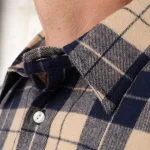 Pike Brothers 1937 Roamer Shirt Blue Flannel - du00e9tail smoker pocket