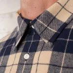 Pike Brothers 1937 Roamer Shirt Blue Flannel - portu00e9e