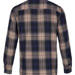 Pike Brothers 1937 Roamer Shirt Blue Beige Check - du00e9tail poche fumeur