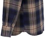 Pike Brothers 1937 Roamer Shirt Blue Beige Check - portu00e9e