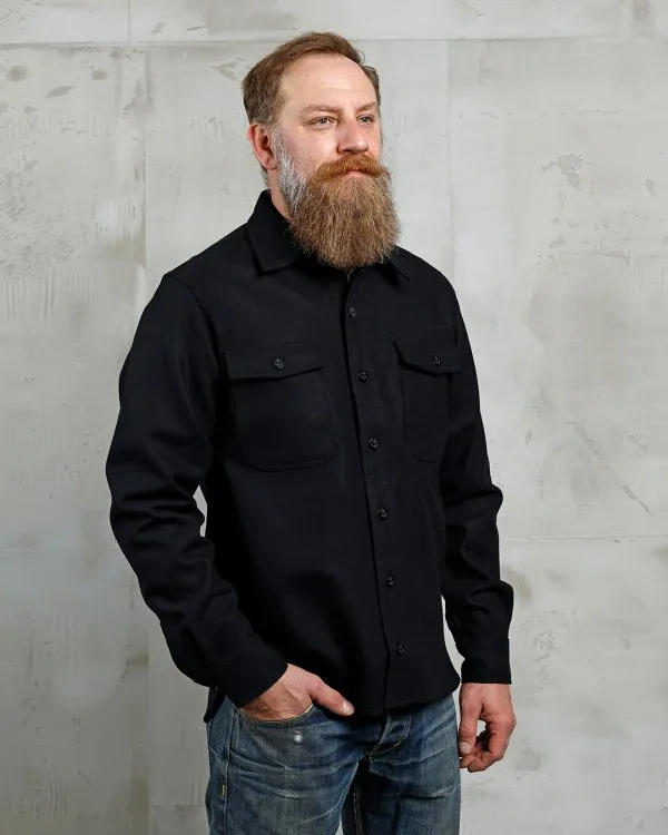 1943 CPO Shirt Black Wool