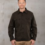 Pike Brothers 1943 CPO Shirt Olive Wool - vue cote