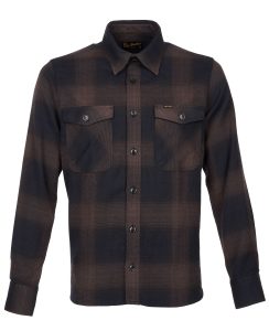 Camisa Pike Brothers 1943 CPO Kansas Brown - vista frontal
