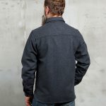 Pike Brothers 1943 CPO Shirt Grey Wool - vue dos