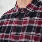 Pike Brothers 1937 Roamer Shirt Alaska Black - du00e9tail smoker pocket